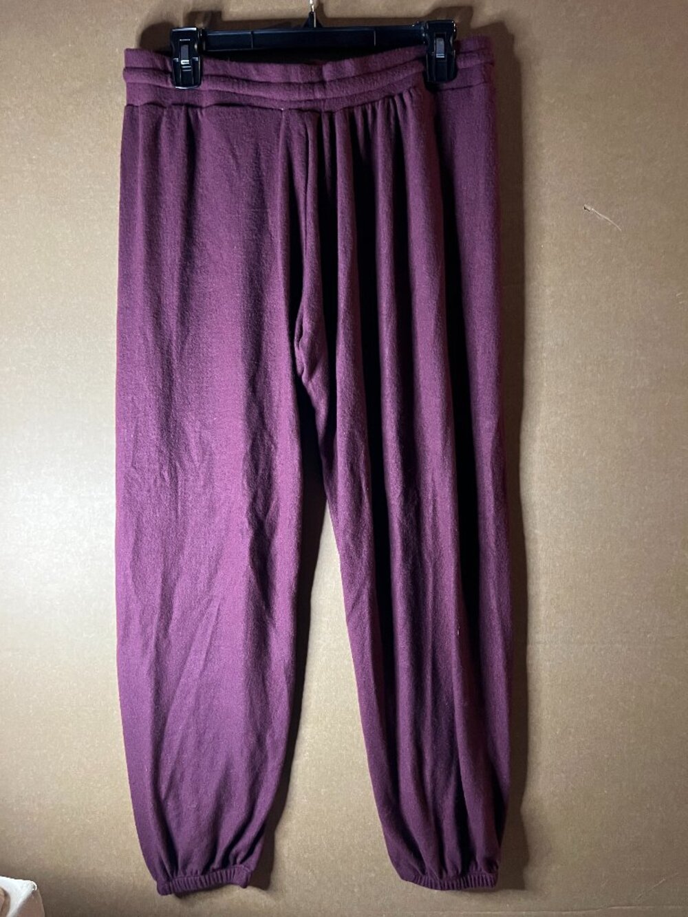 LNA Women's Murphy Sweatpant Joggers in Windsor Wine Size: 1X NWT